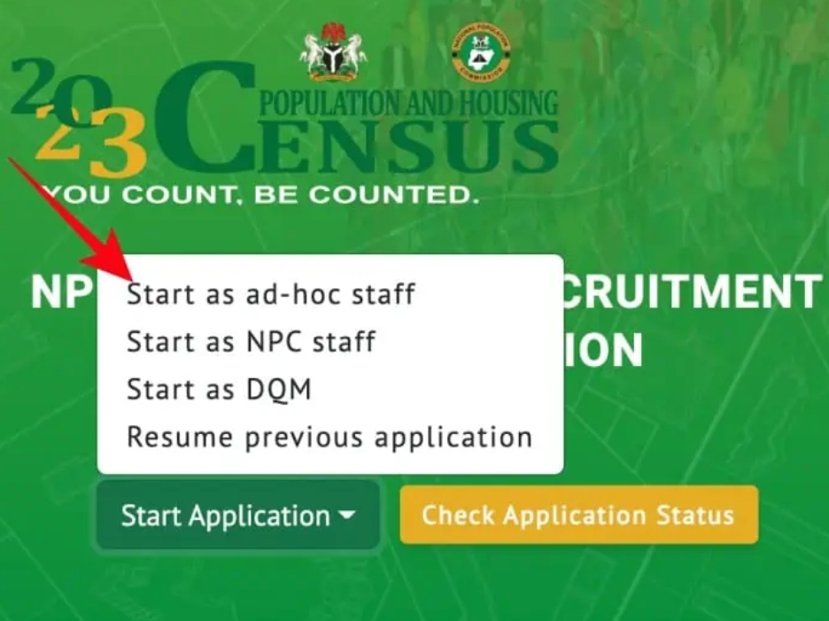 NPC Recruitment Portal National Population Commission Census Academmie